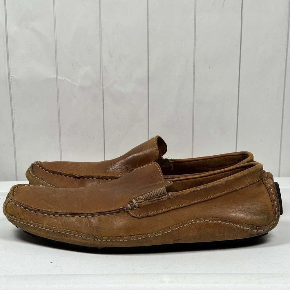 Driving Loafers Brown Leather Classic Timeless Casual Comfy Dress Shoes‎ Men 12M